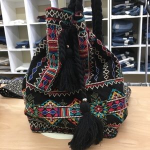 Johnny Was Los Angeles small Aztec bag.